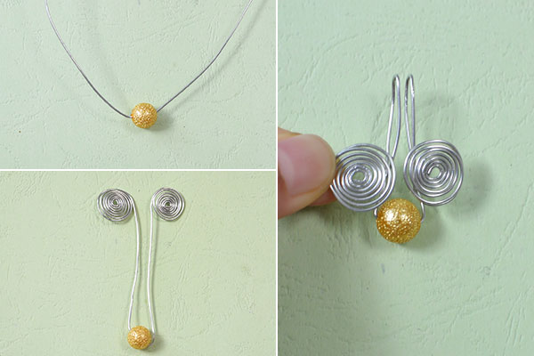 2 Ways To Make Wire Earrings